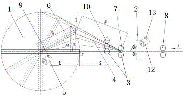 Winding and insulating tape wrapping continuous synchronous operation method and device for winding machine