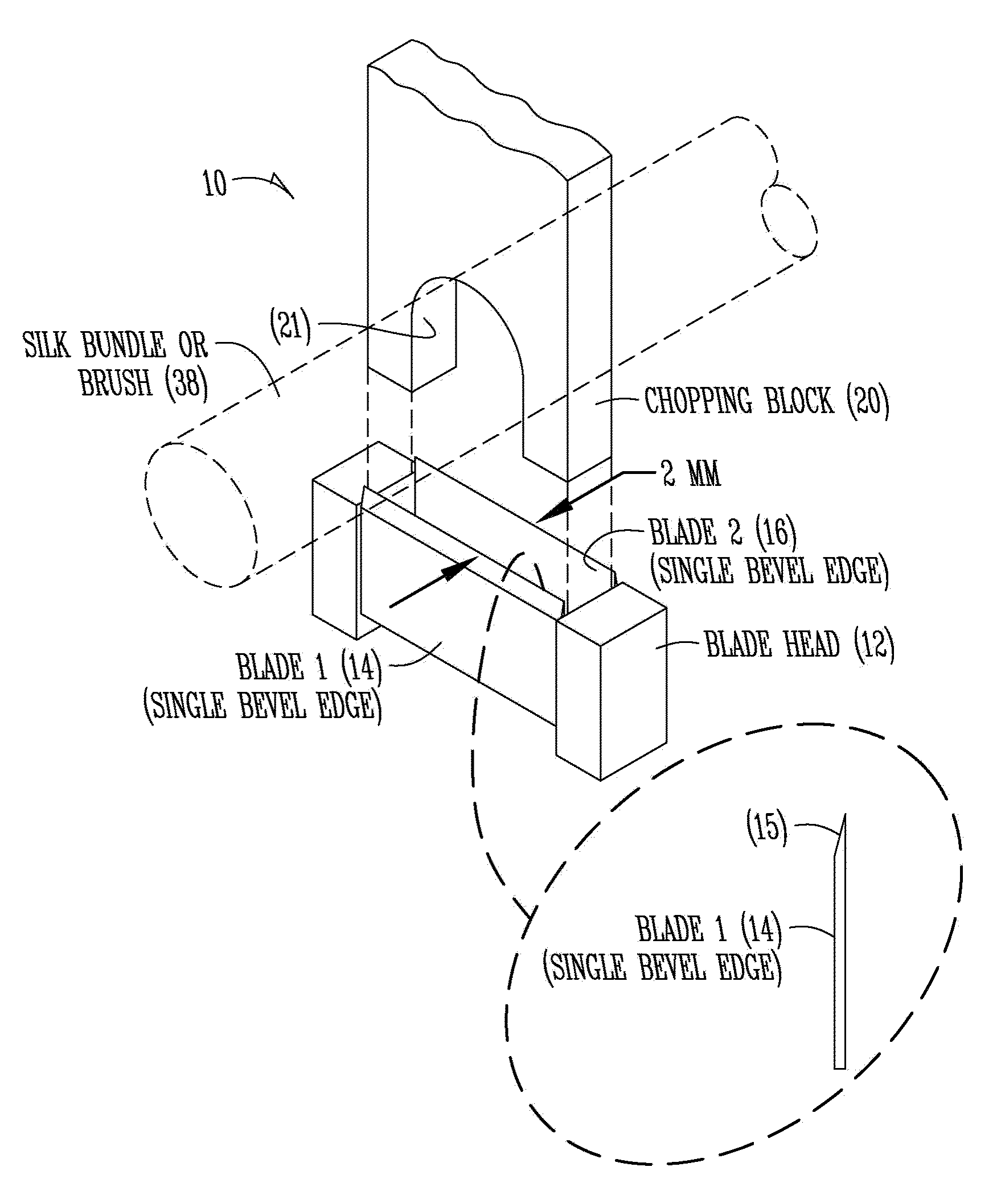 Methods for counting corn silks or other plural elongated strands and use of the count for characterizing the strands or their origin