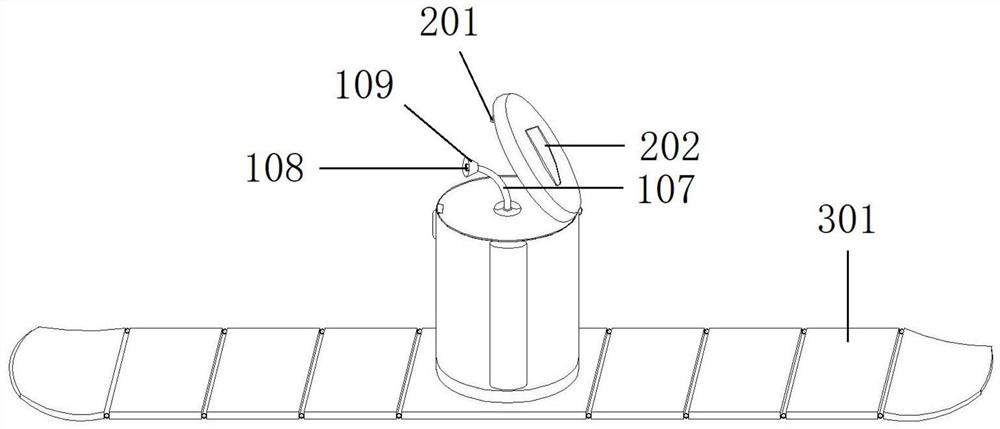 Multifunctional drinking kettle for polar region field geological personnel