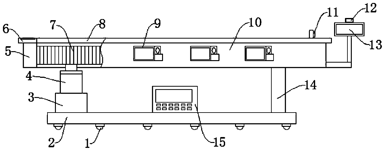 An automatic material return device and method