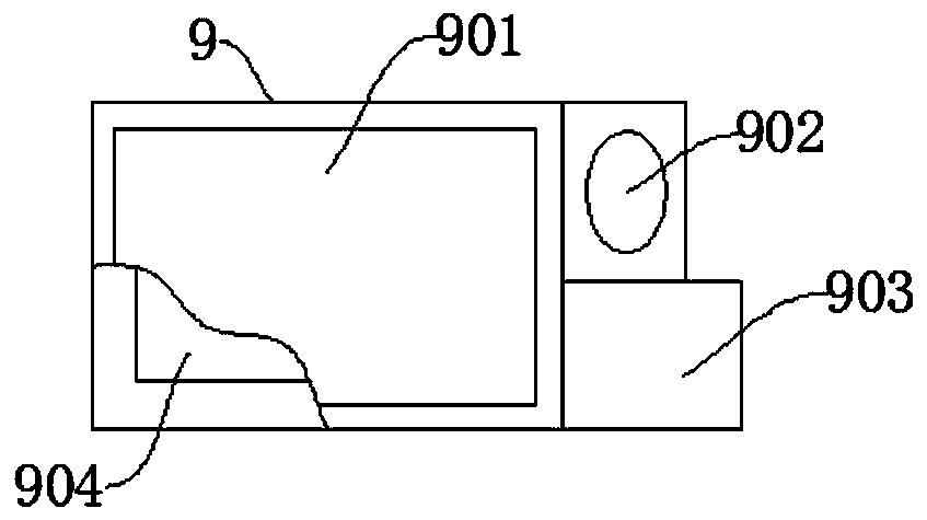 An automatic material return device and method