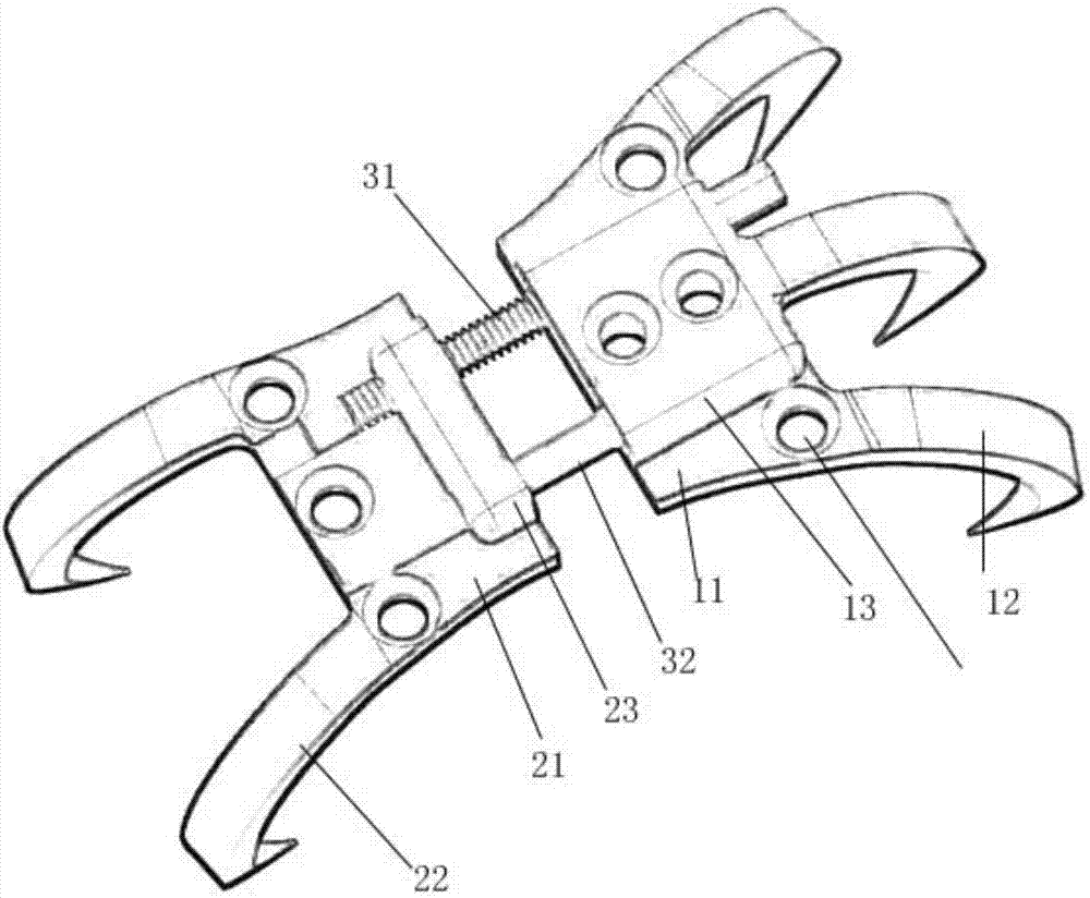 Patella bone fracture inner fixer