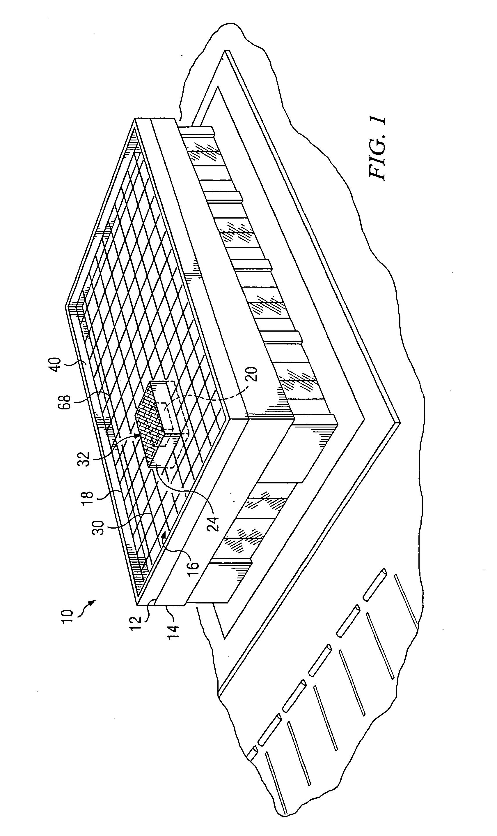 Cooling shade assembly and method of use thereof