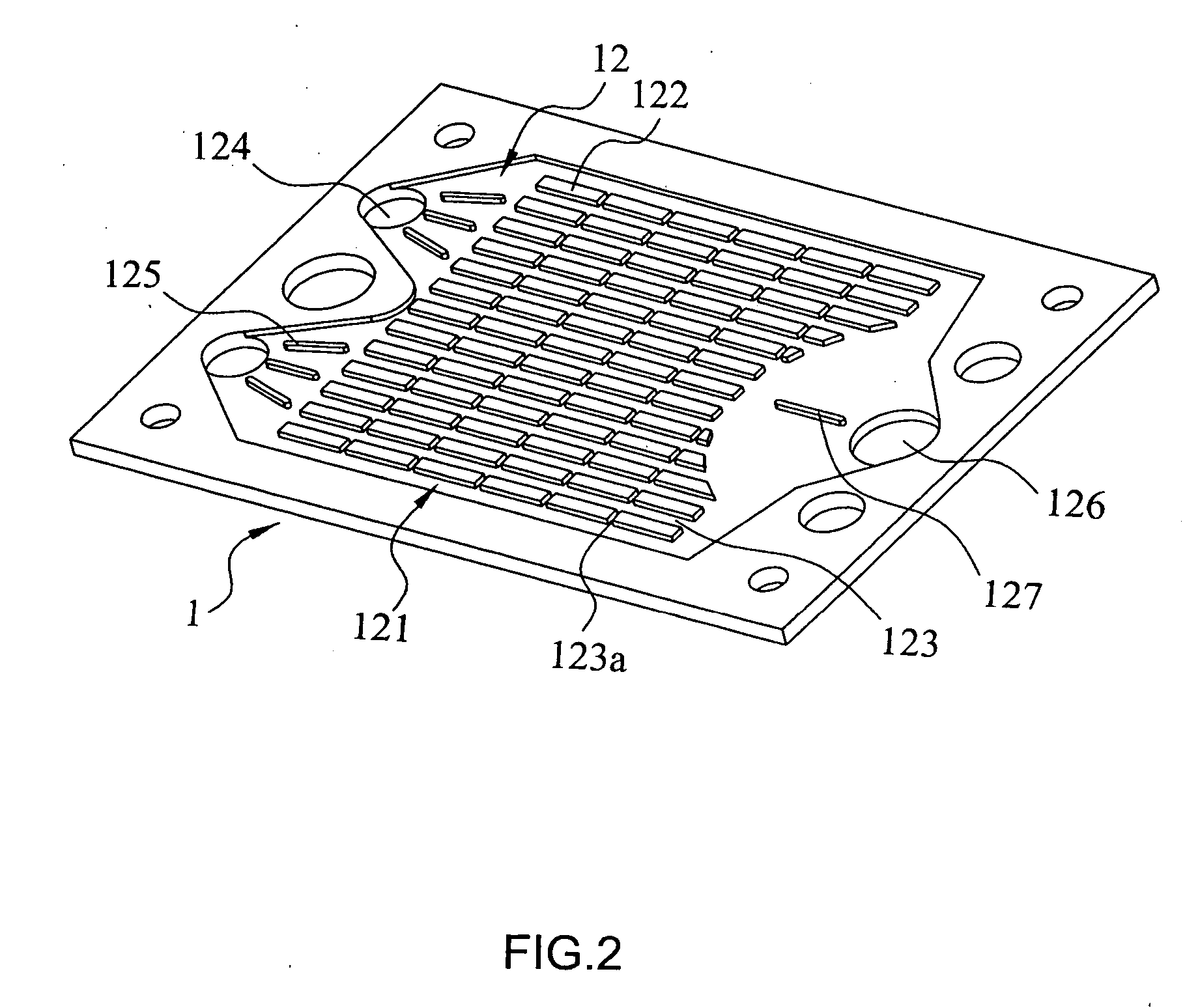 Flow channel on interconnect of planar solid oxide fuel cell