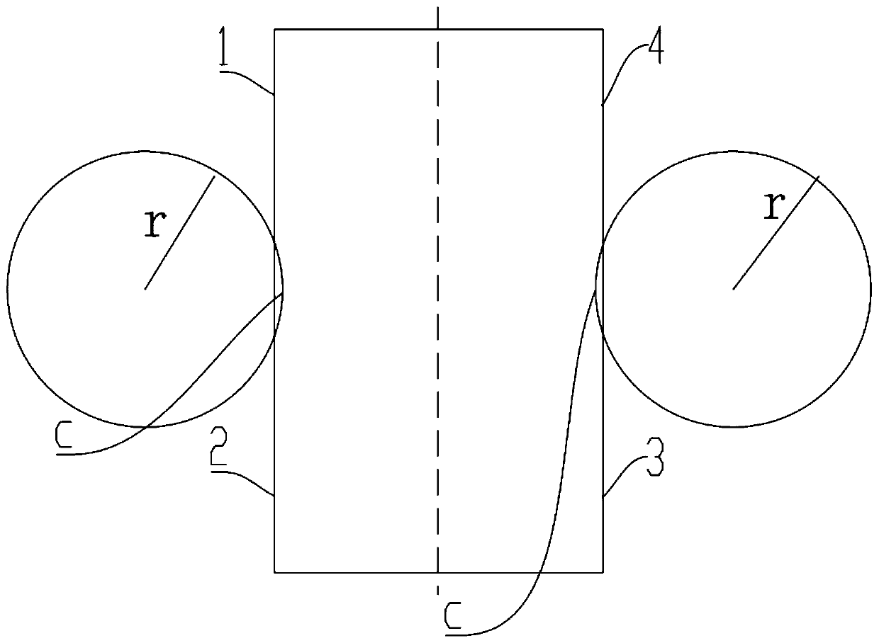 Rectangular glass segmented polishing method