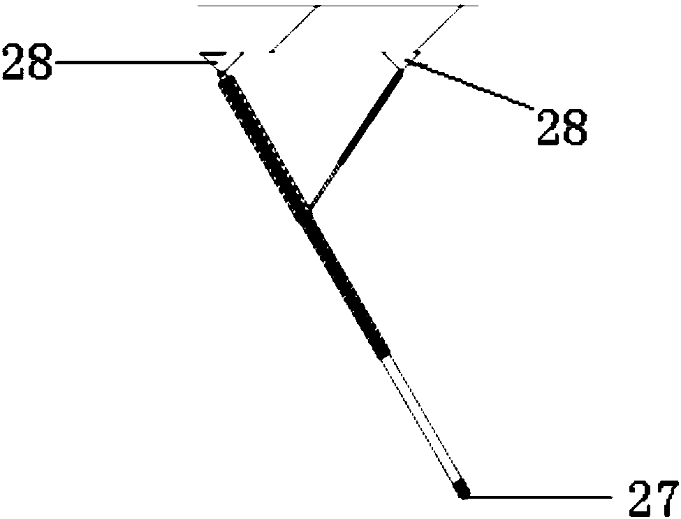 A roller-type multi-stage damping reed pipe UAV anti-drop device