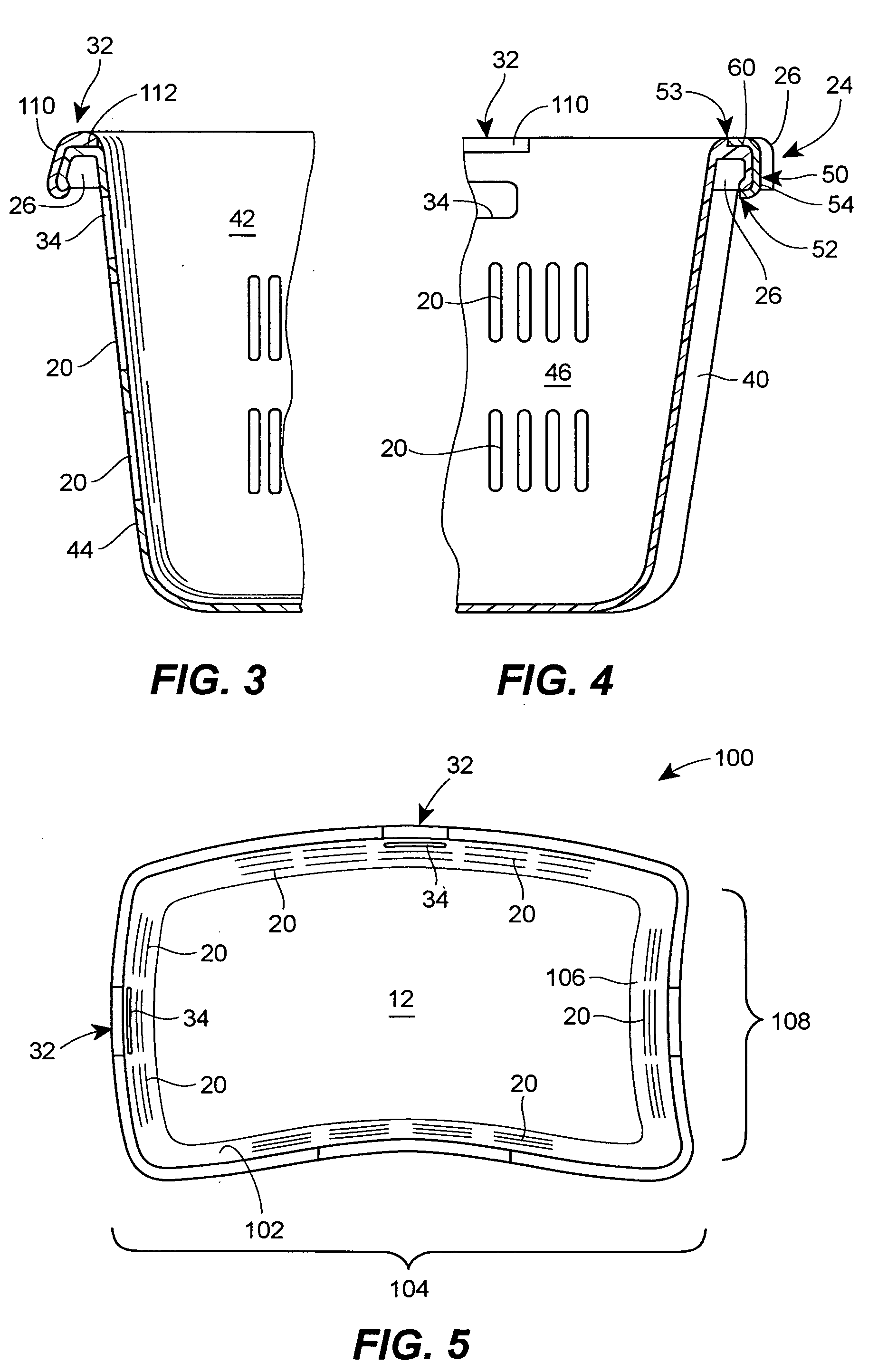 Laundry basket with hip hugging feature