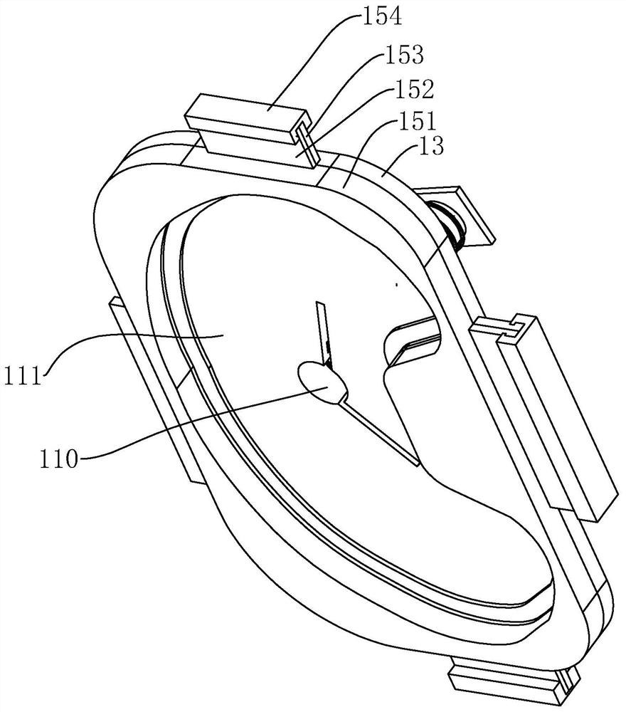 A knee joint bone cement spacer mold