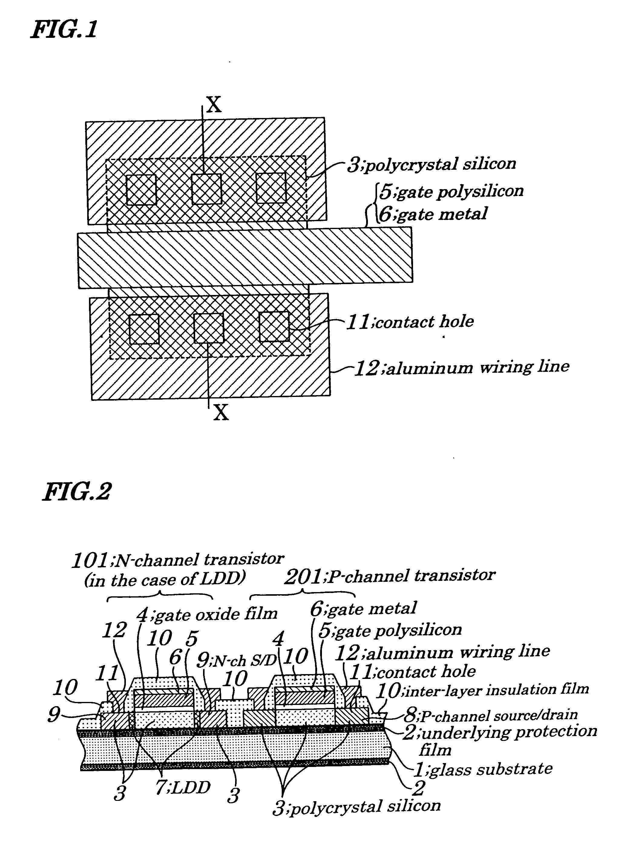 Thin film semiconductor device and method for manufacturing same