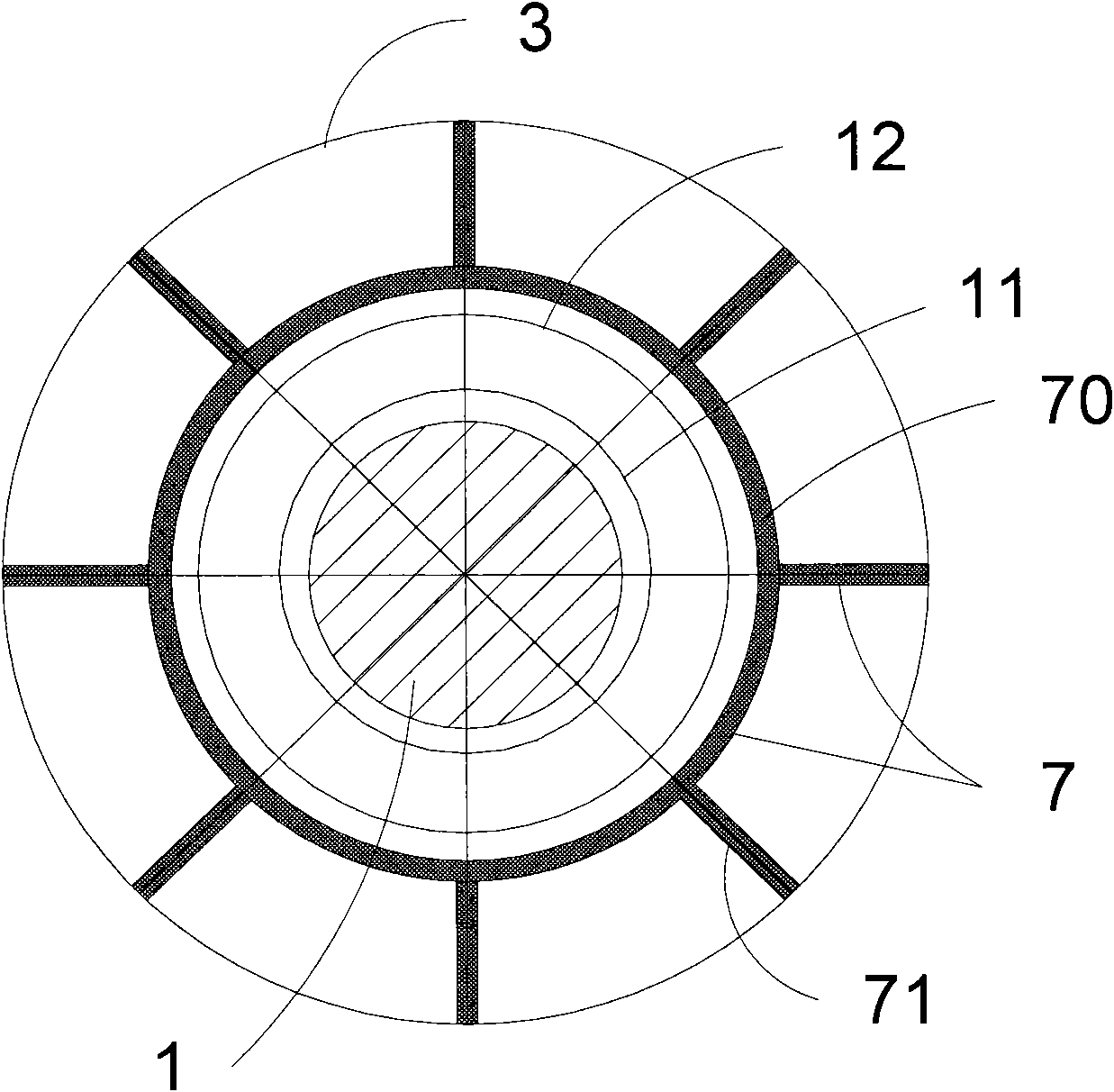 Rigidity-variable vibration-isolating support seat