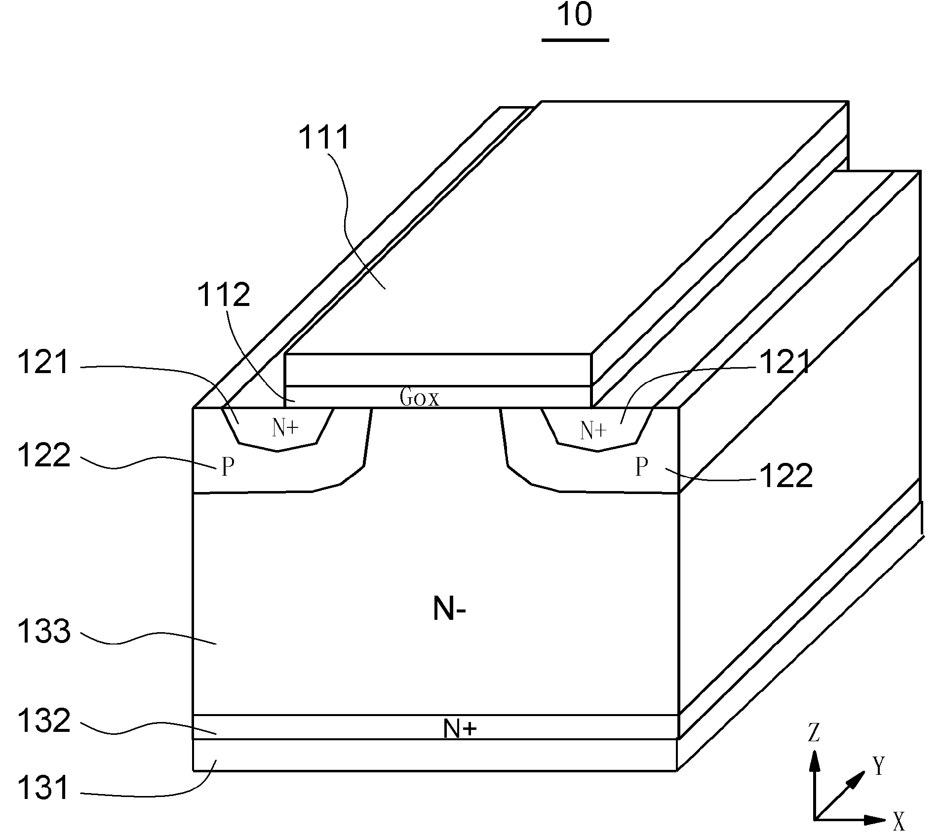 Planar VDMOS (Vertical Double-Diffusion Metal-Oxide-Semiconductor) transistor and preparation method thereof
