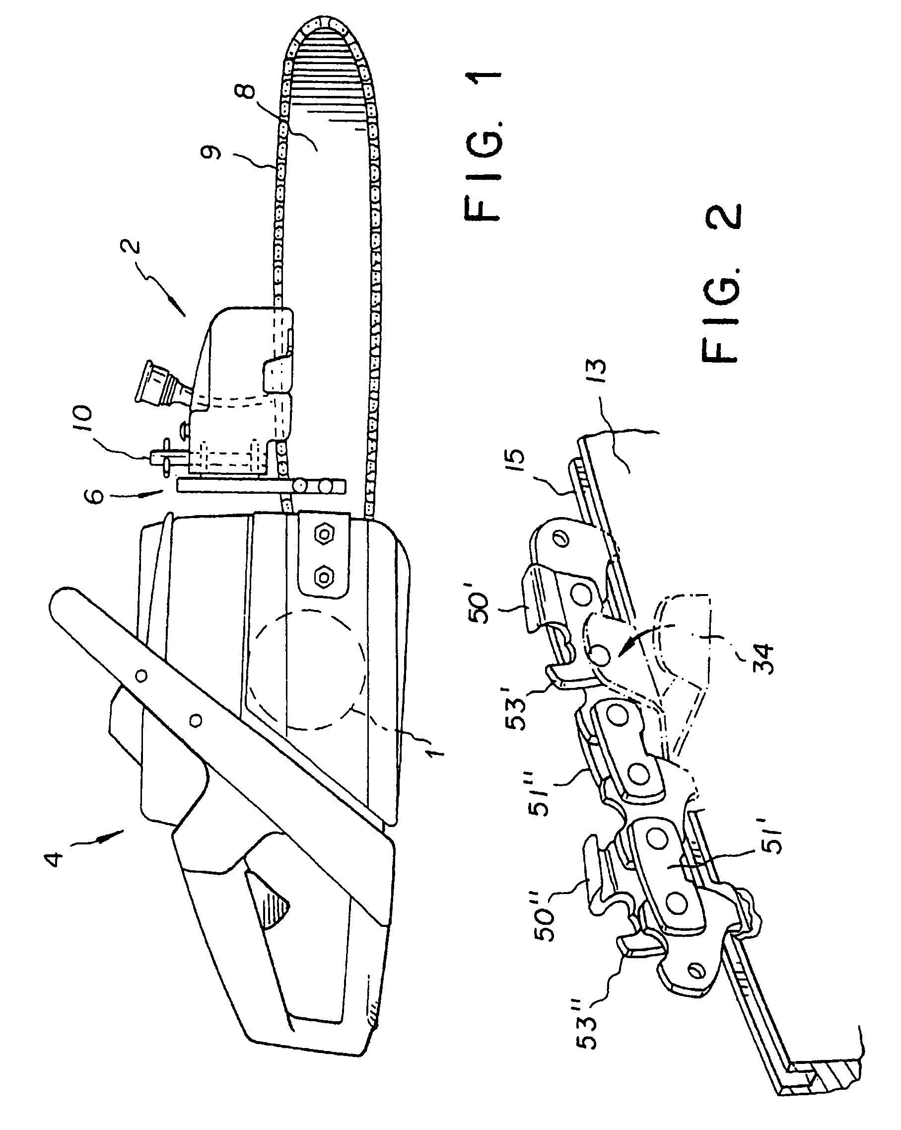 Chain saw sharpener with composite wiskar