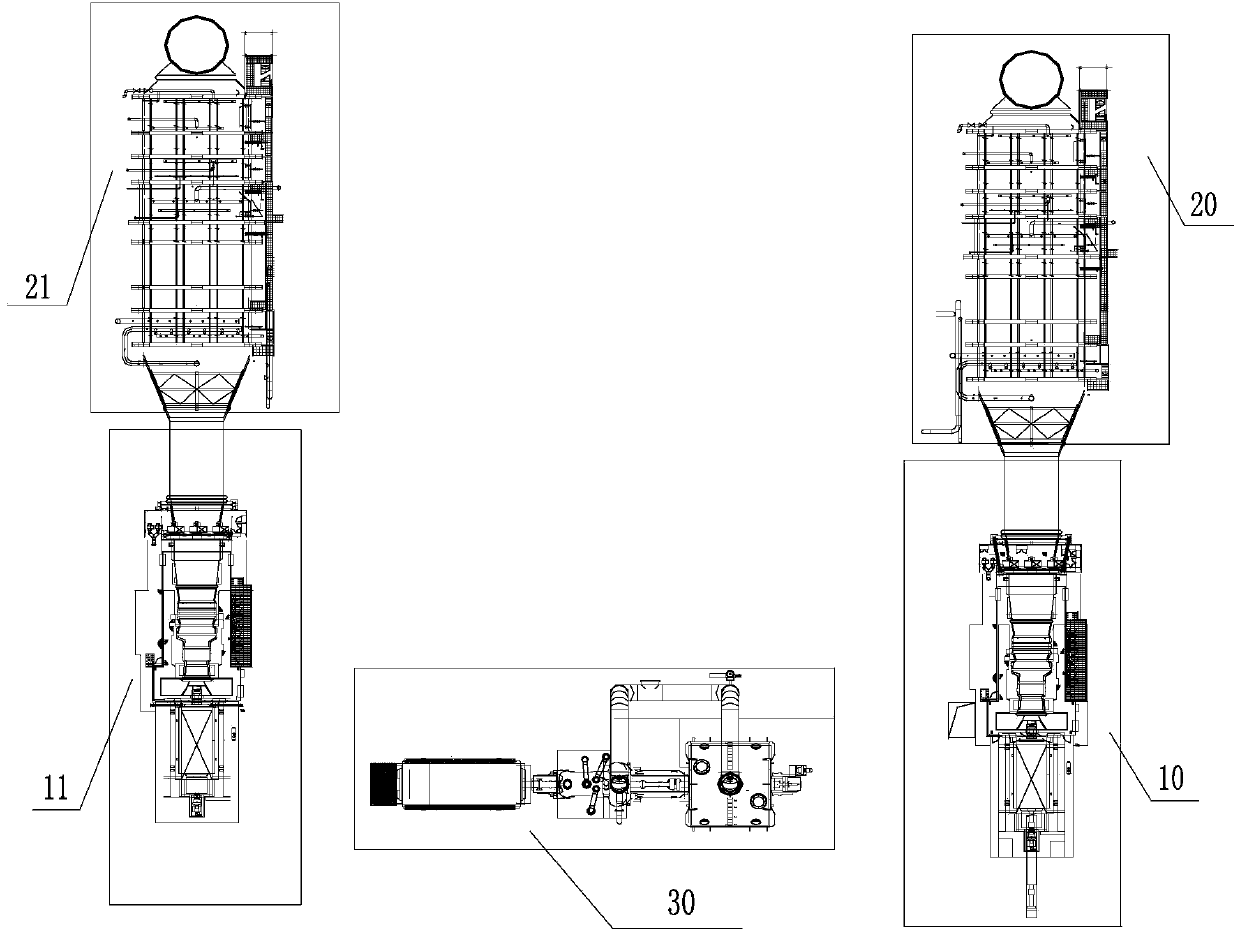 Gas-steam combined cycle heat-power cogeneration unit