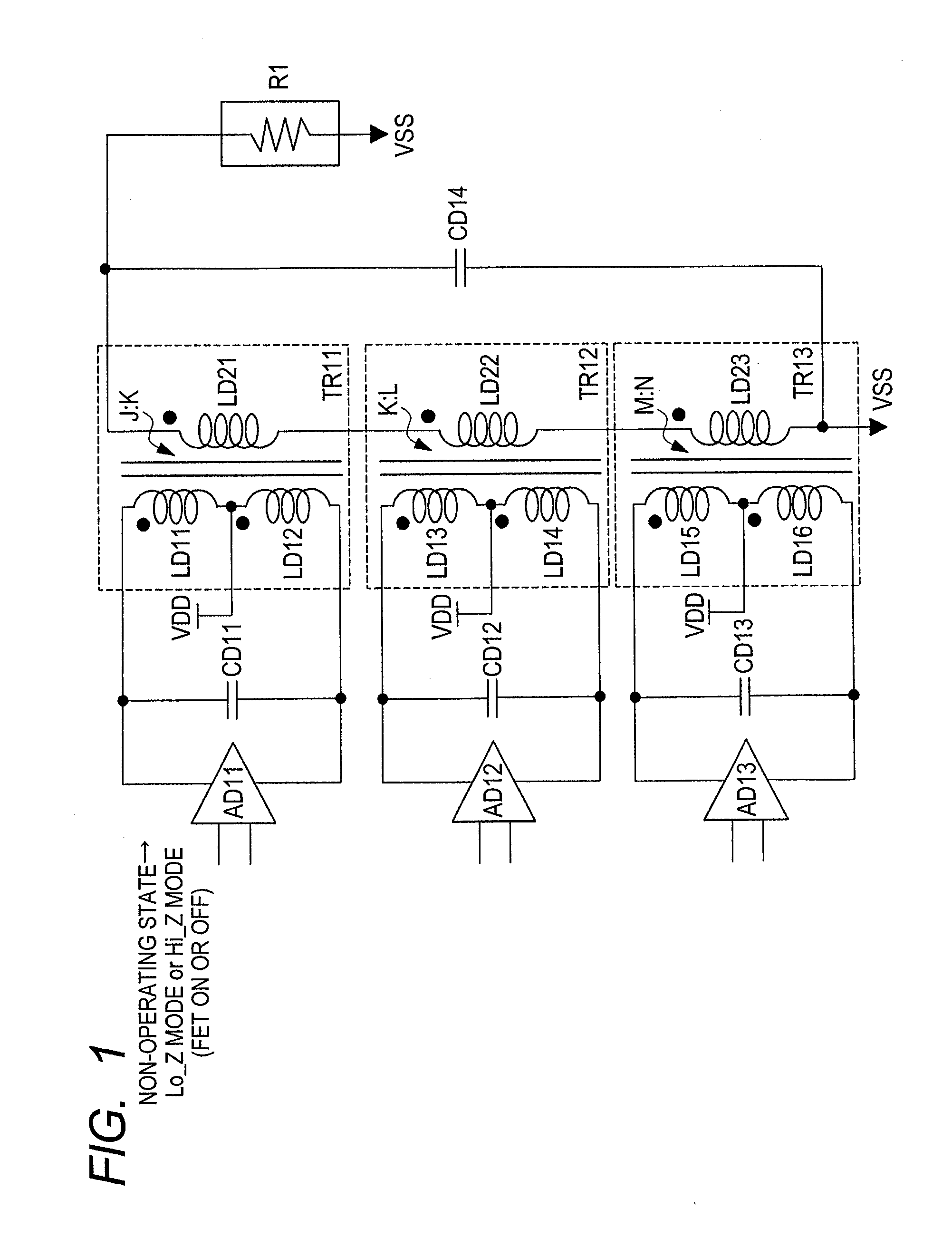 High-frequency power amplifying device