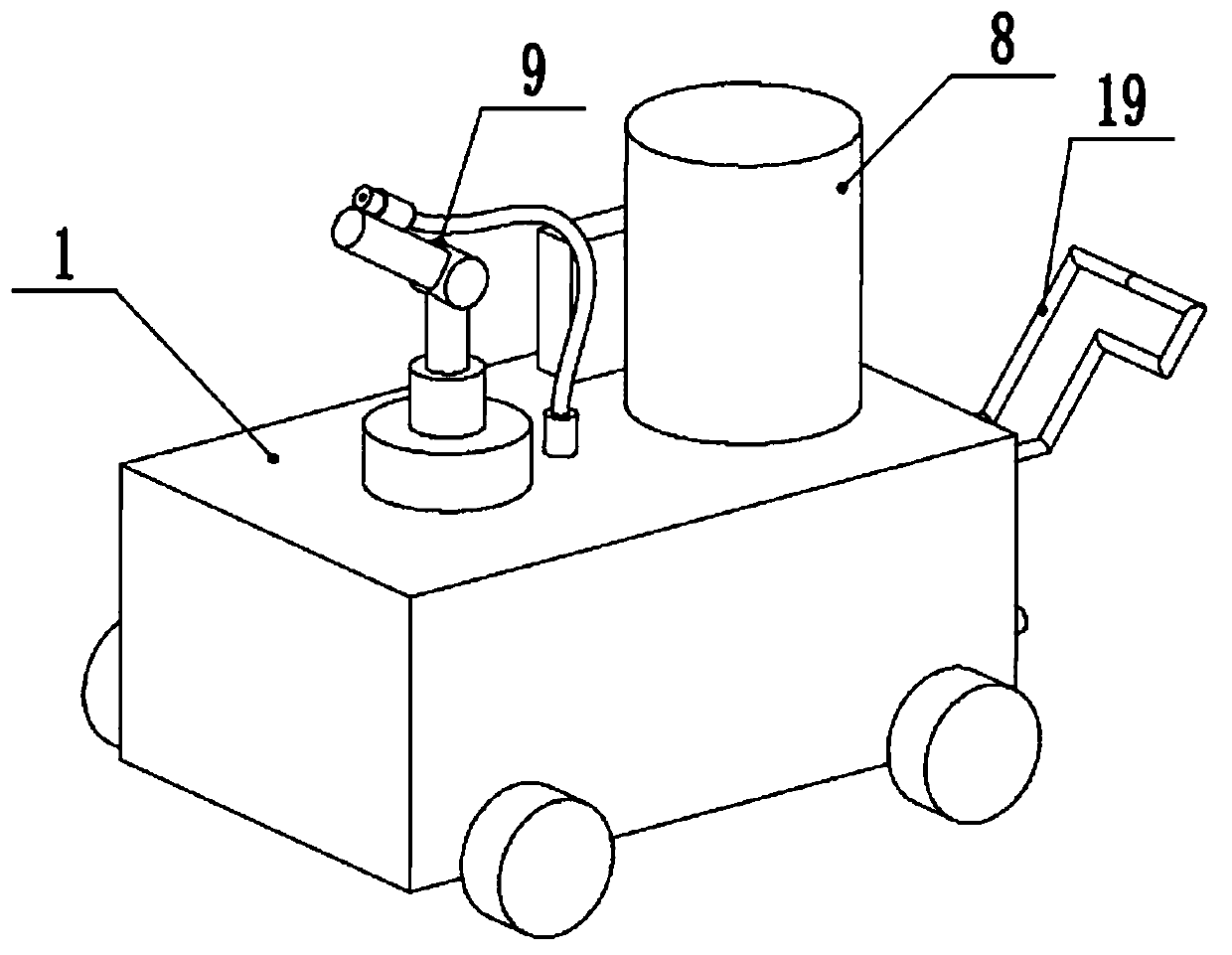 Forestry tree irrigation device