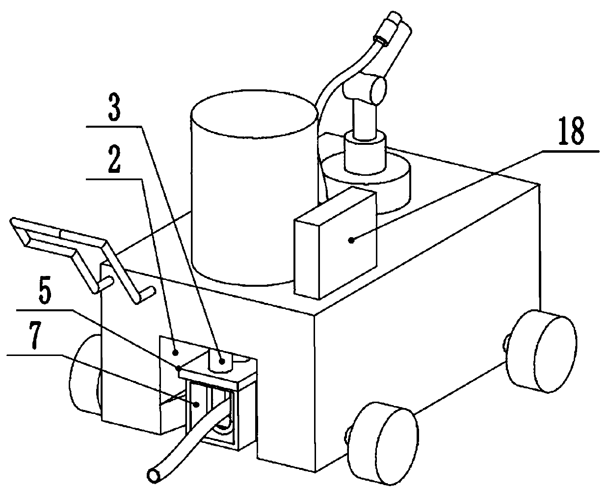 Forestry tree irrigation device