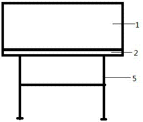 Posture-correction myopia preventing desk for student