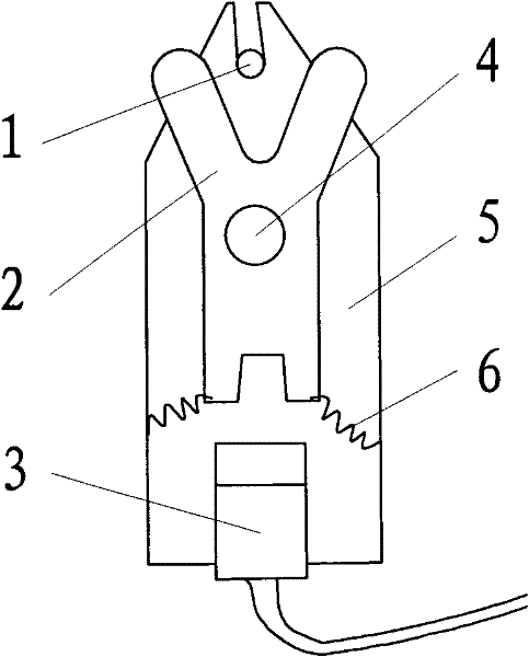 Line-breakage sensor of knitting machine