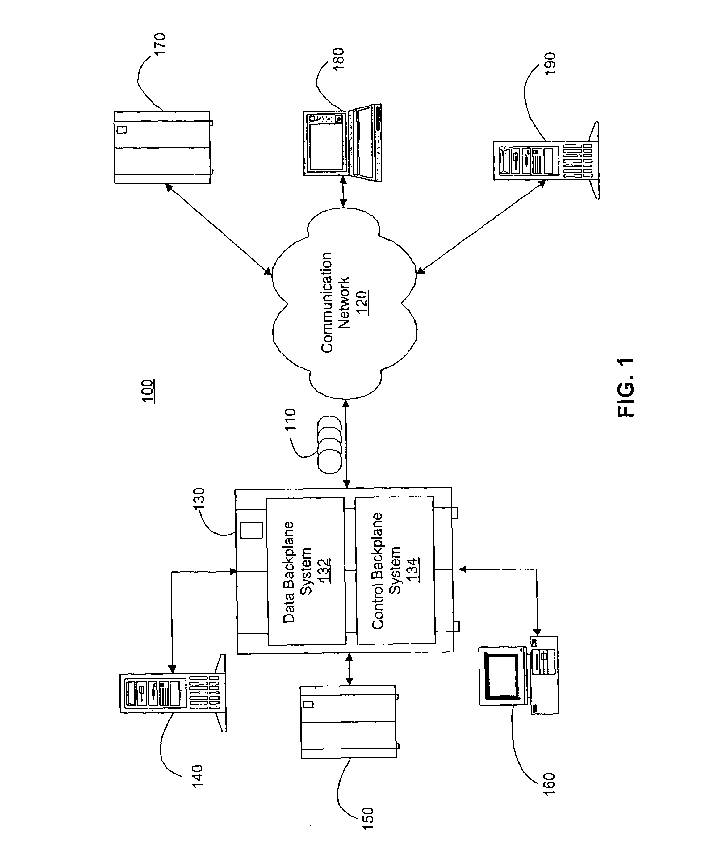 Method and apparatus for a control communication channel in a packet-forwarding device