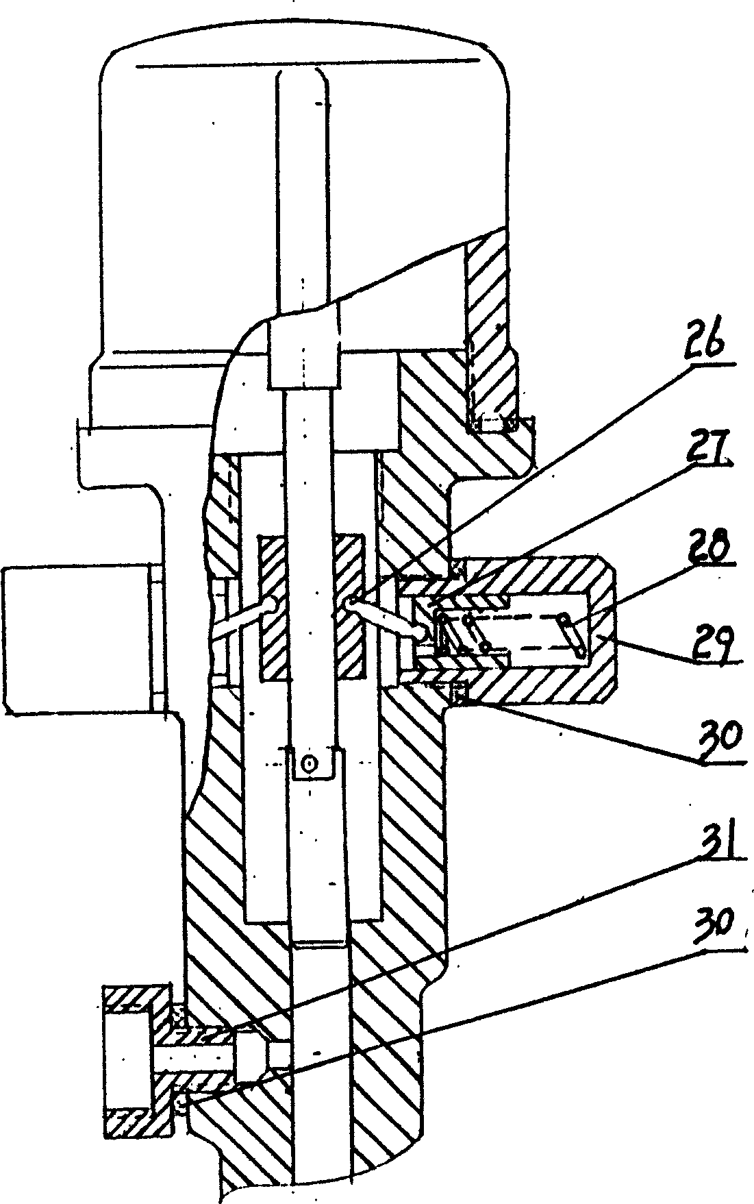 Pneumatic self sucking high-pressure oil ejector