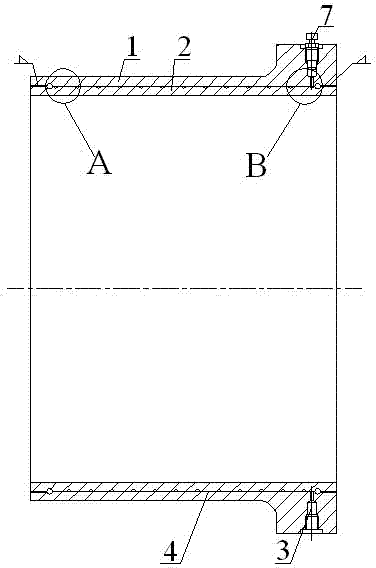 Pressure-bearing connecting sleeve