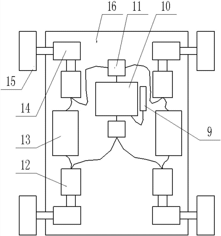 Navigation device of radio frequency identification automatic guidance vehicle and control method thereof