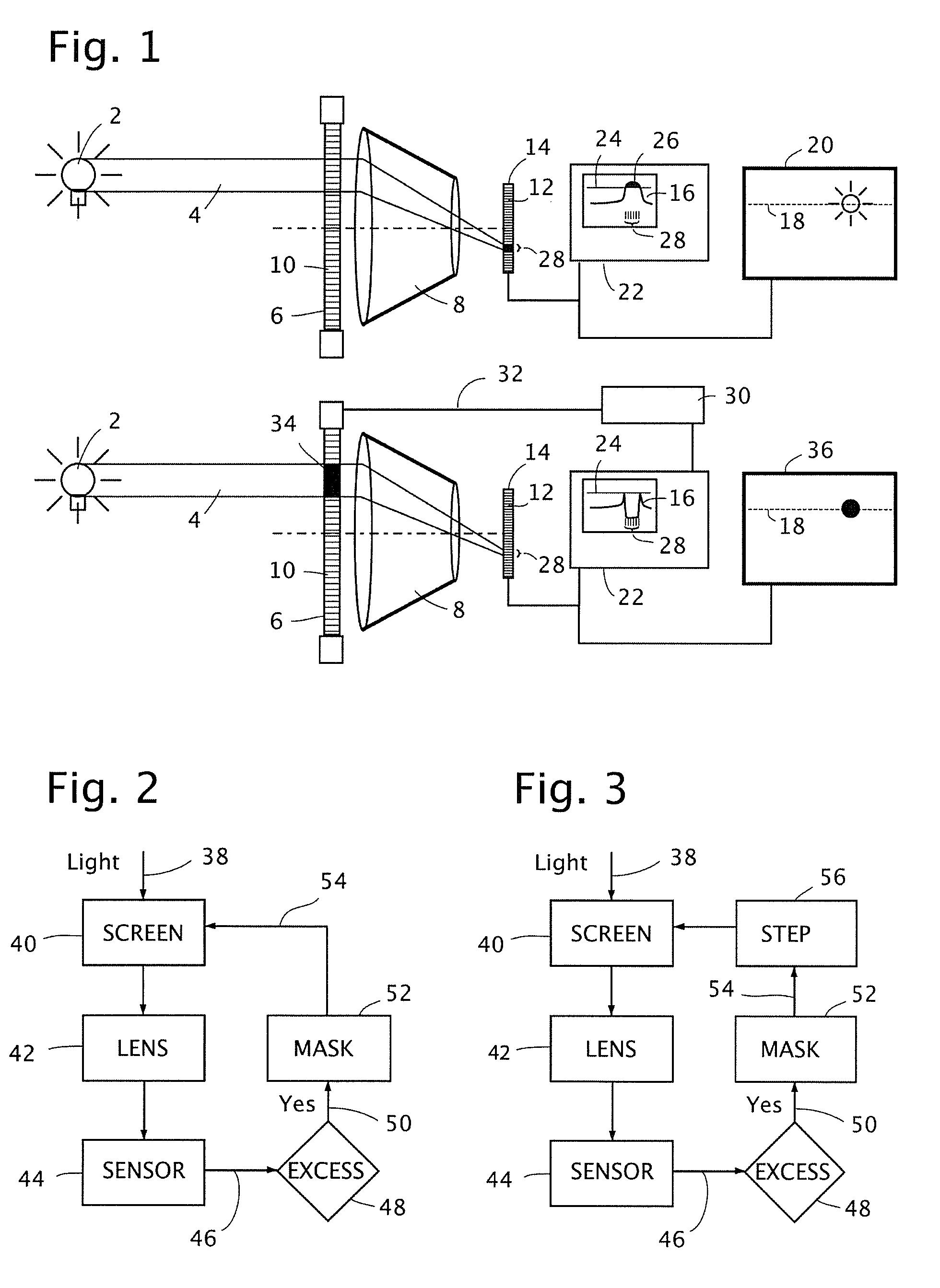 Active mask for electronic imaging system