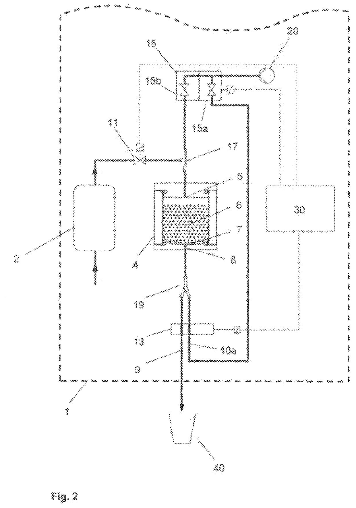 Method for dispensing a hot beverage