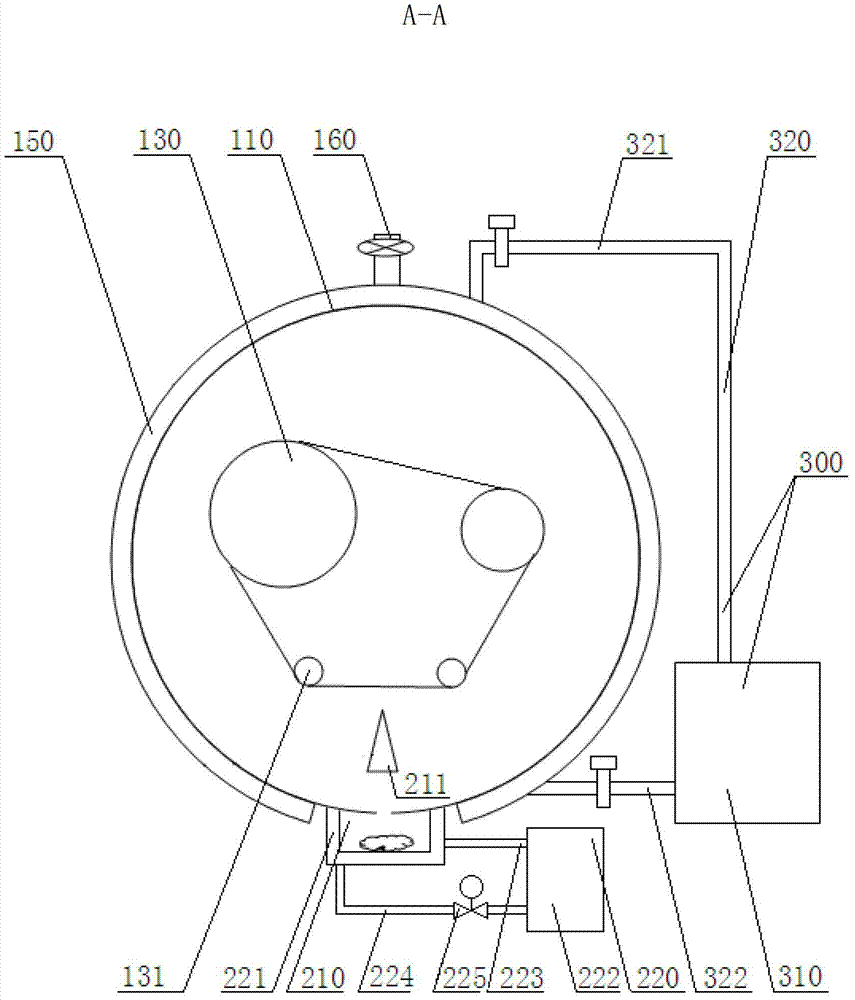 Fabric finishing device by using formaldehyde and method for processing woven fabric by using fabric finishing device