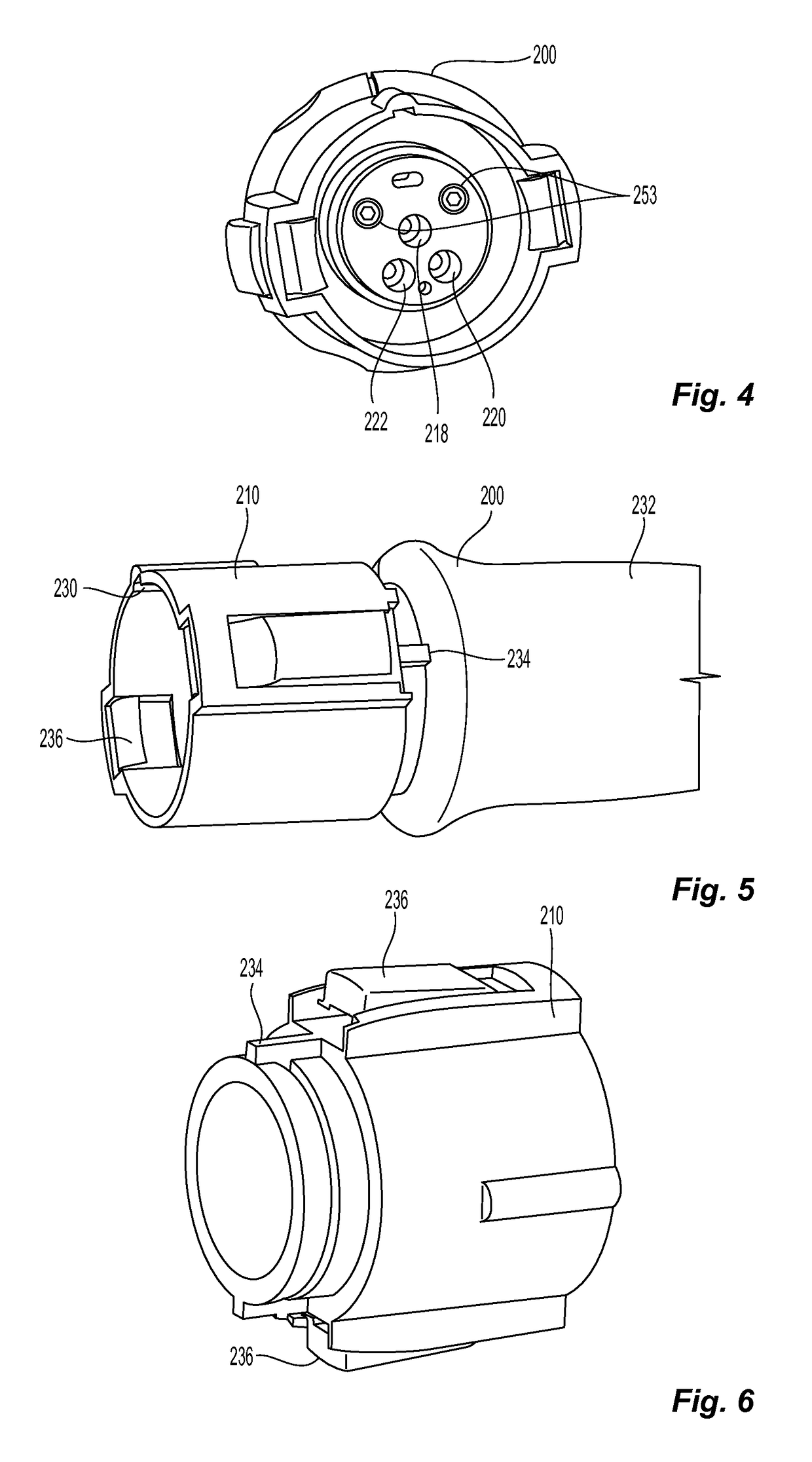 Adapter direct drive with manual retraction, lockout and connection mechanisms