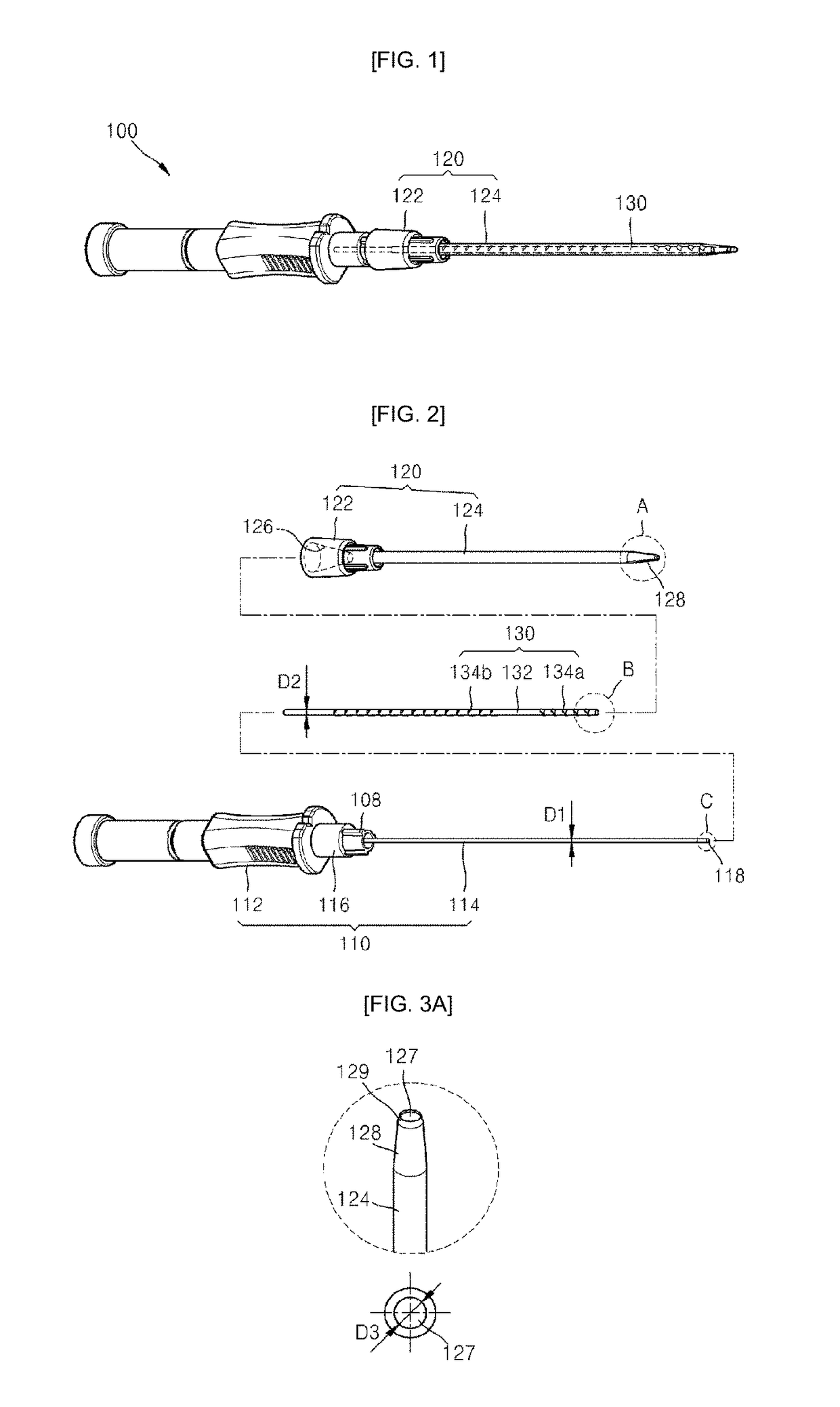 Apparatus for inserting medical tube and surgical procedure kit for inserting medical tube, having same