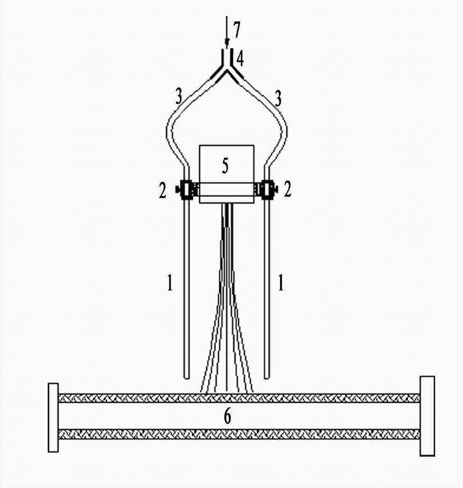 Rotary niobium oxide target material and preparation method thereof