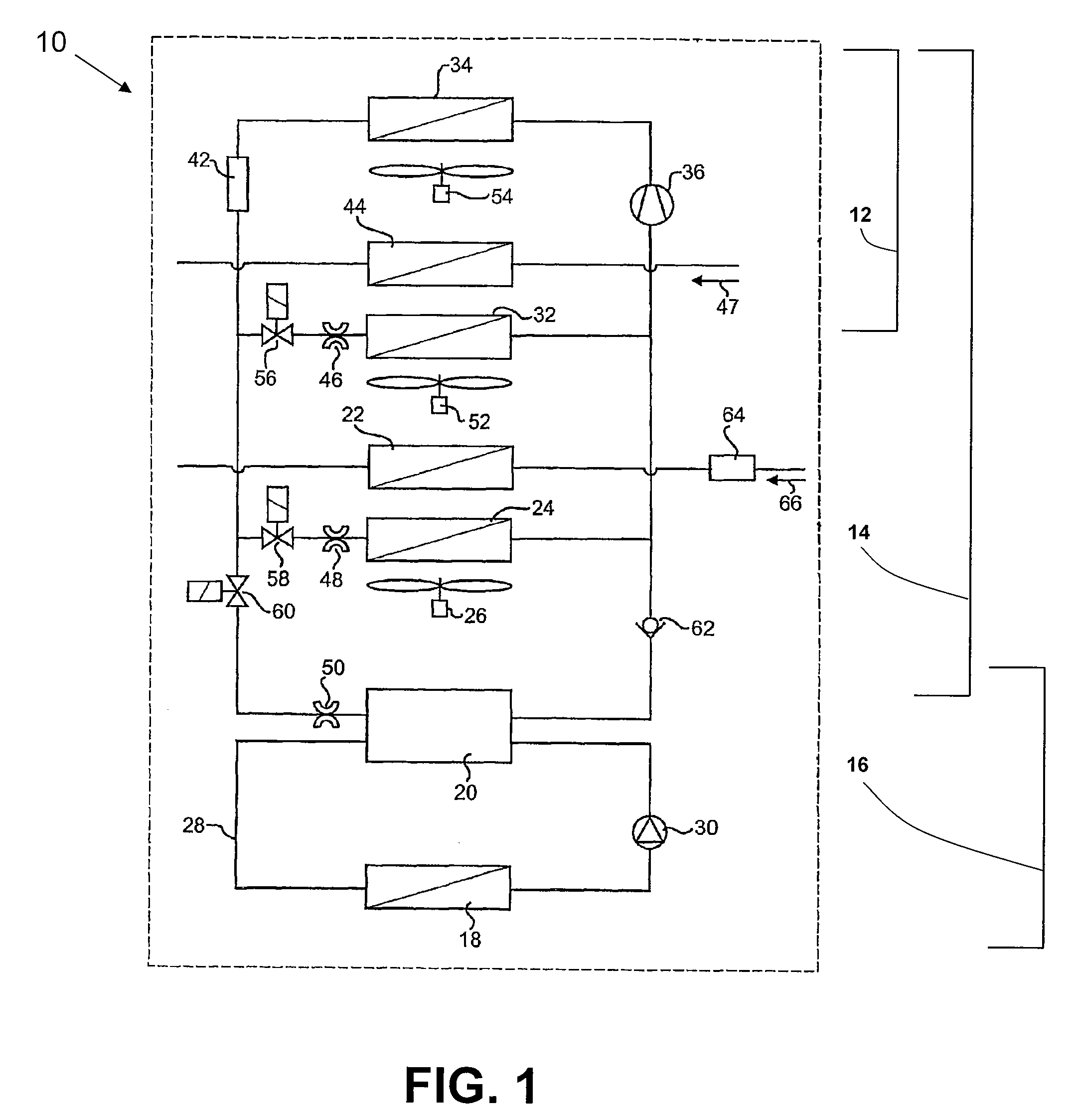 Heating and air-conditioning system for a motor vehicle