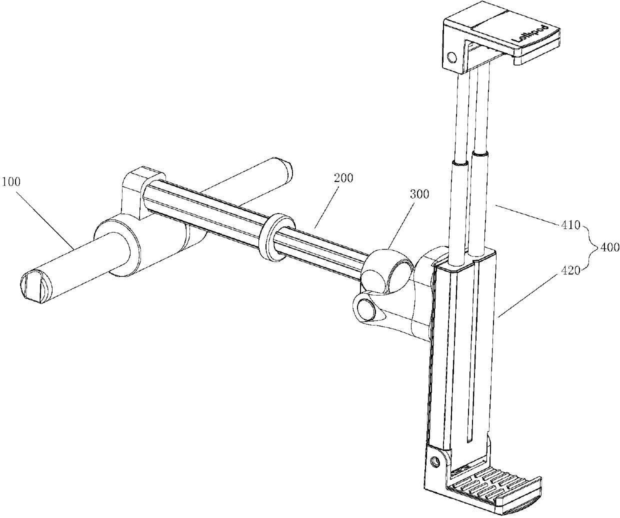 Automotive mobile terminal clamping device