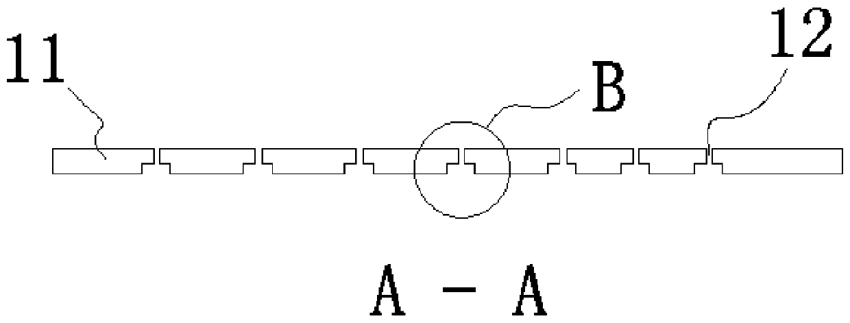 Automatic adsorption counting device for rhinestones