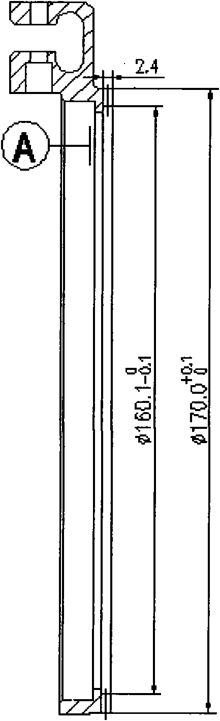 Face gear hobbing cutter design method based on repeatable cutter grinding