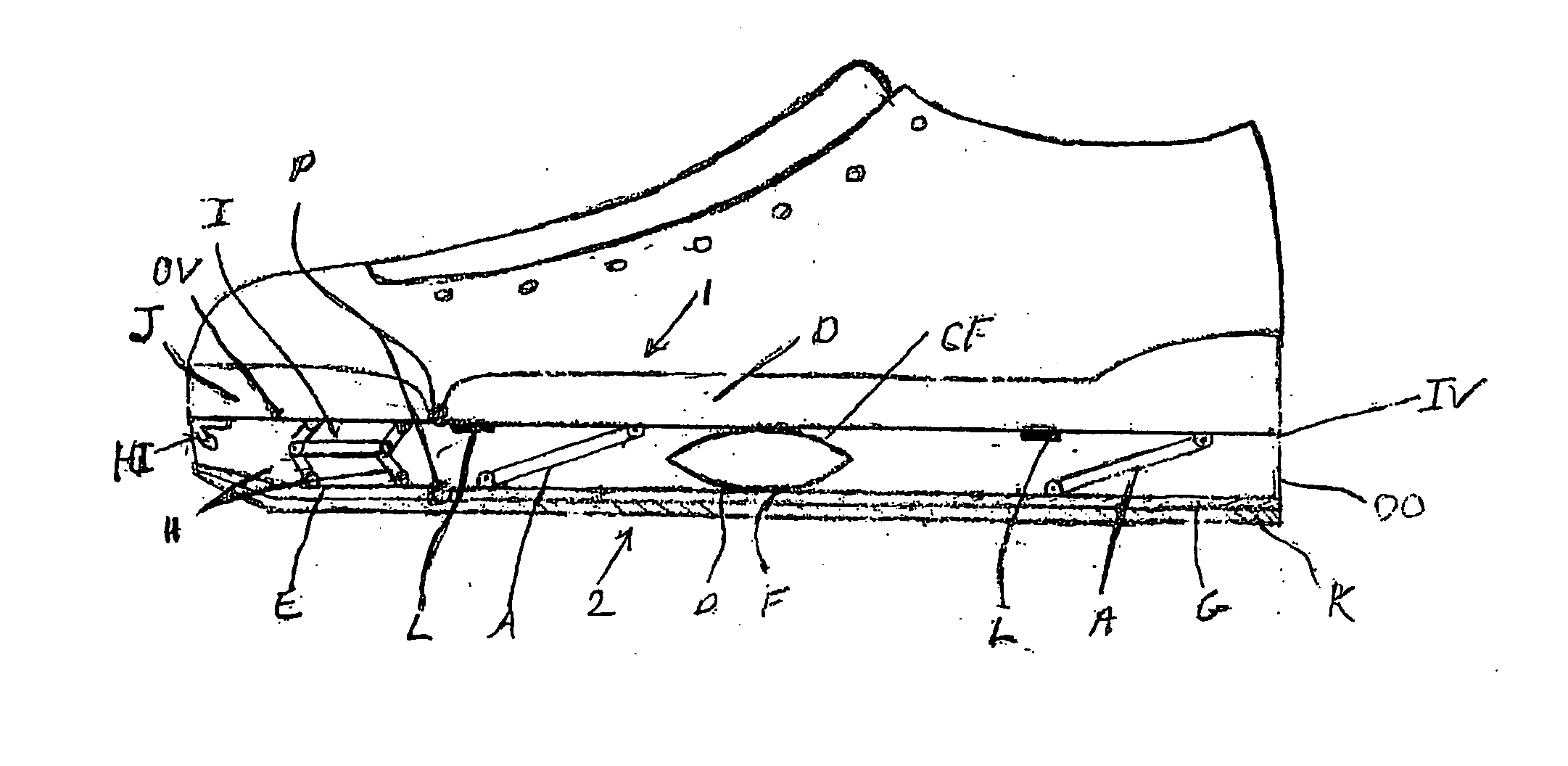 Shoe suspension system