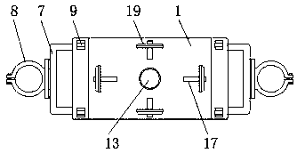 Movable hanging installation mechanism for synchronously pulling out grounding lead of power transformer