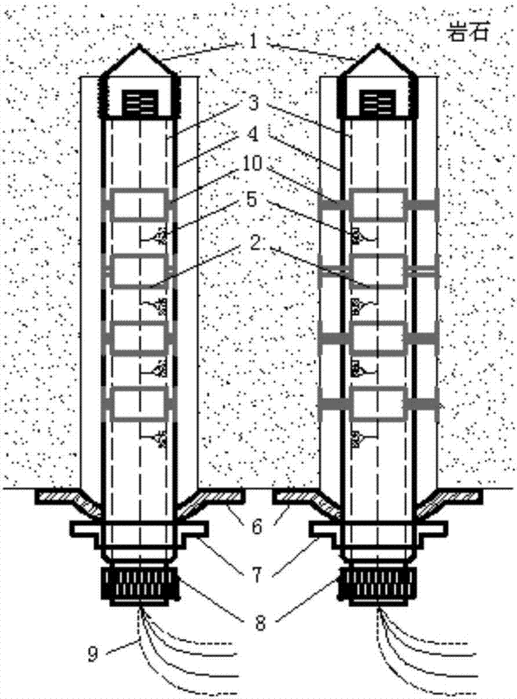 An automatic monitor for the stress of the stretchable bolt on the hanging surface