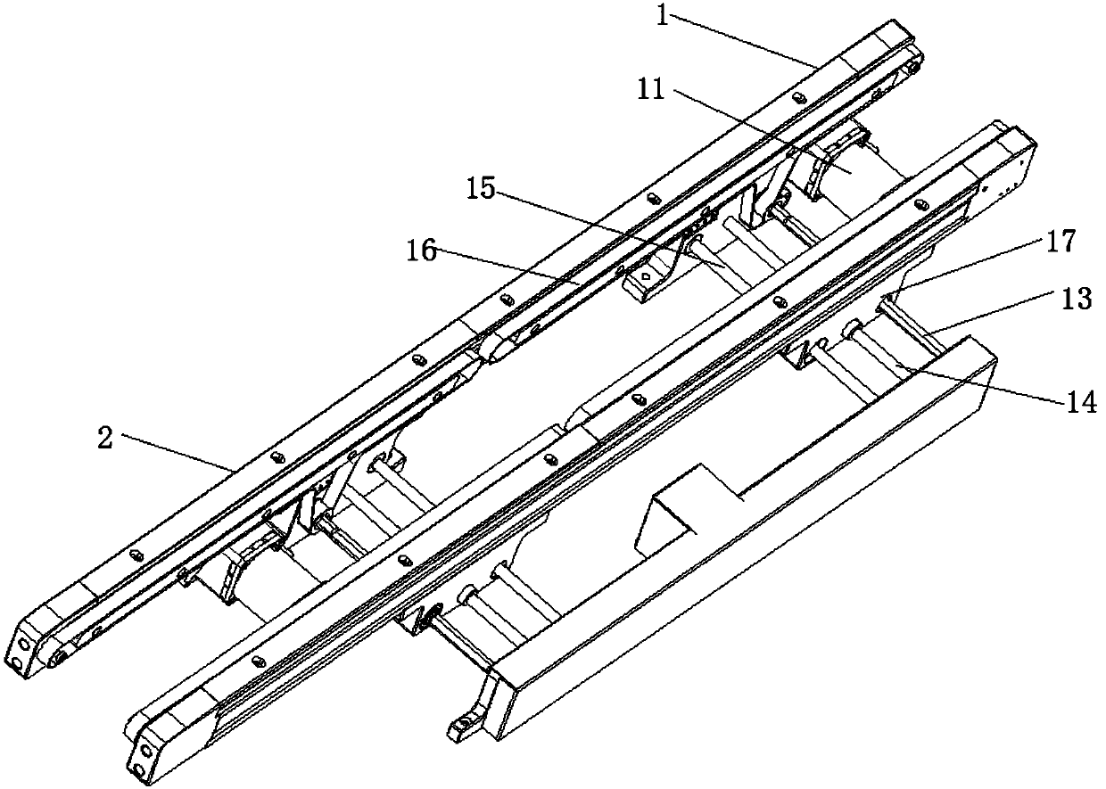 Adjustable track device