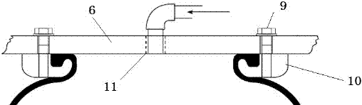 Rubber air spring and application thereof