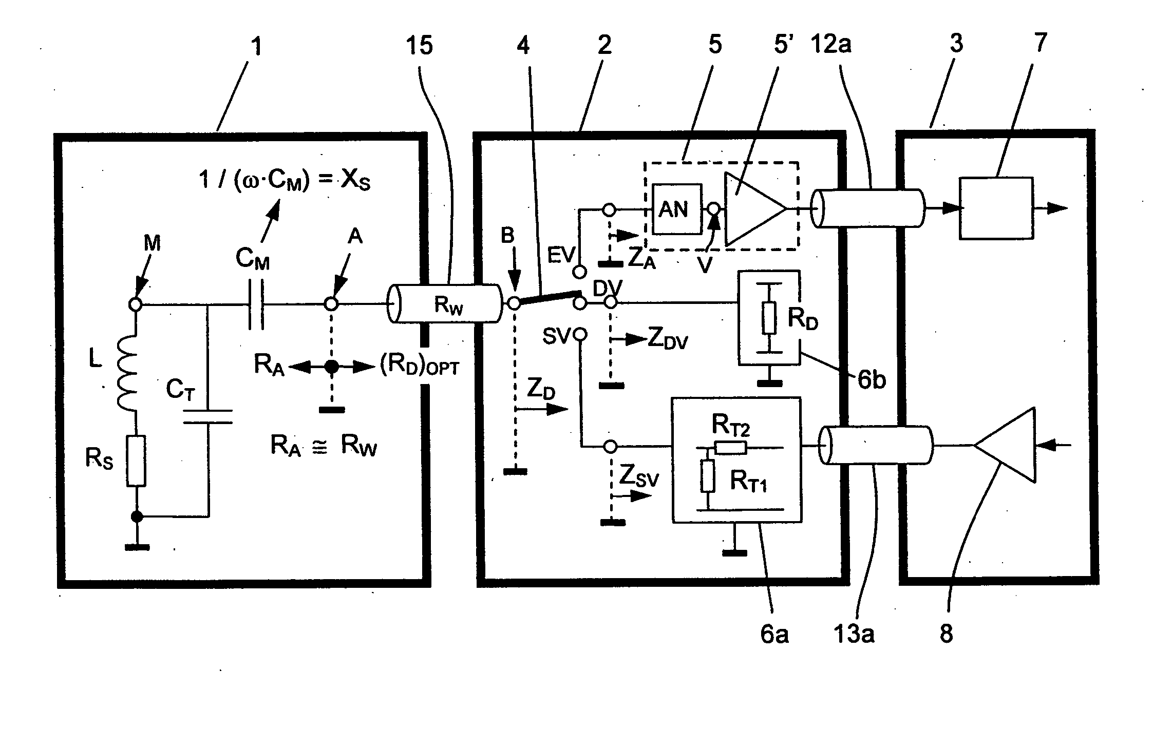 Passively damped magnetic resonance (MR) detection configuration