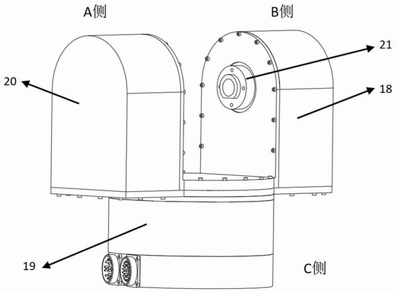 Two-degree-of-freedom holder for aviation