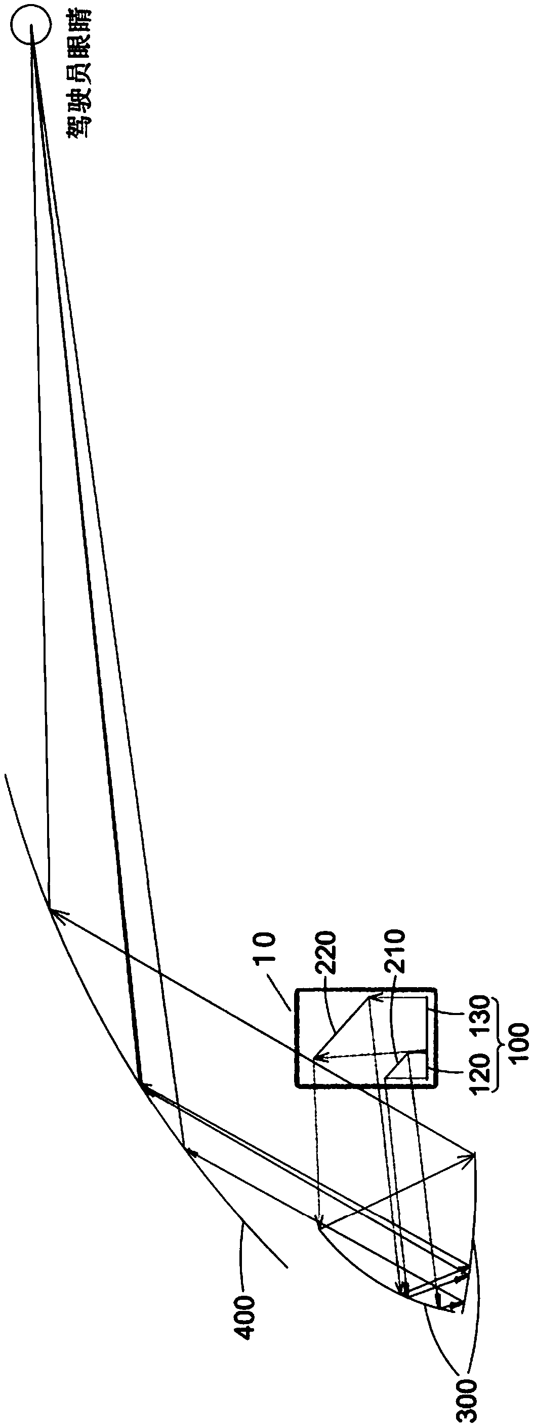 Implementation method of optical engine, optical engine and double-display head-up display system for automobile