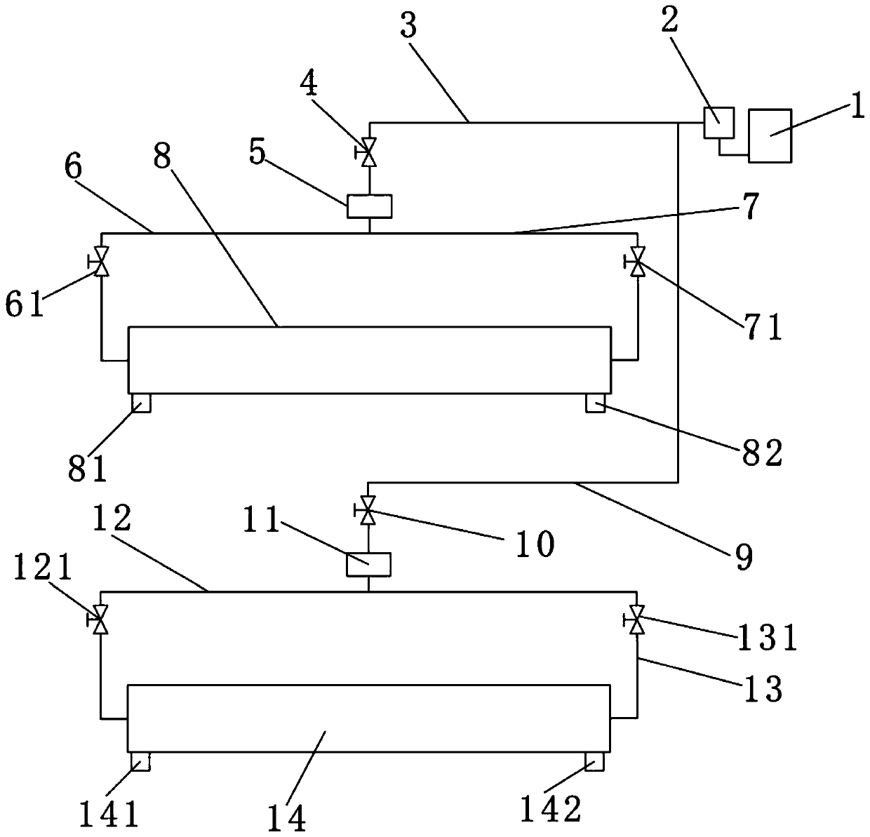 Full-automatic running-in detection system and method for rail transit cylinder