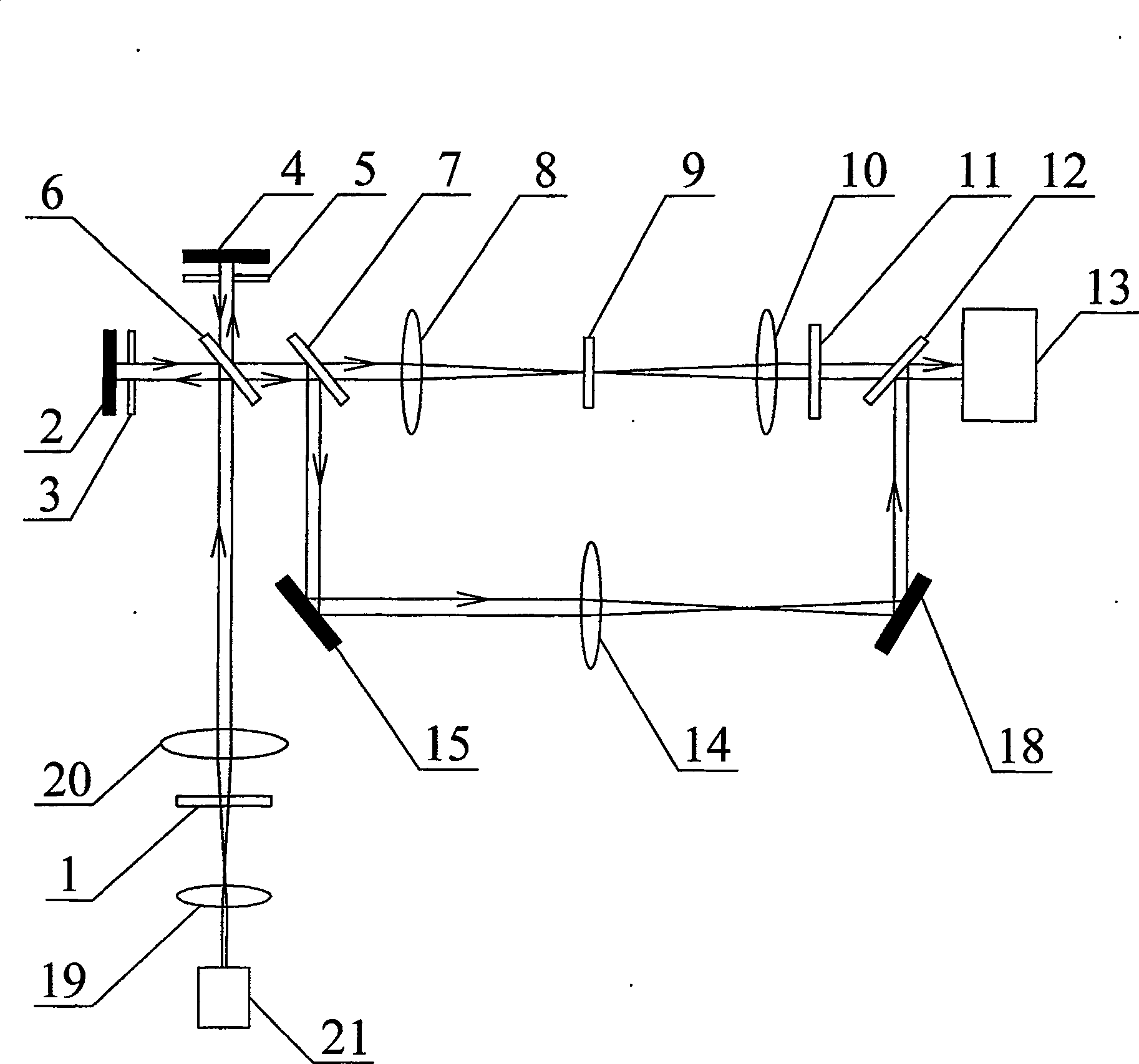 4f phase coherent imaging method based on michelson interferometer