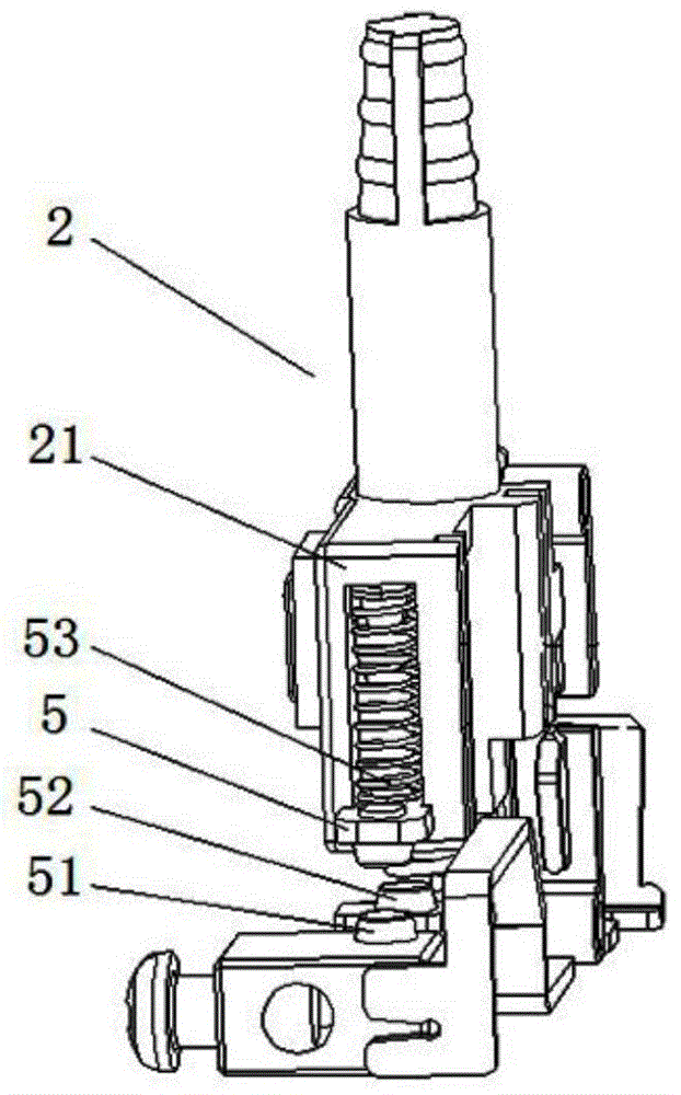 Speed-control switch with kick device