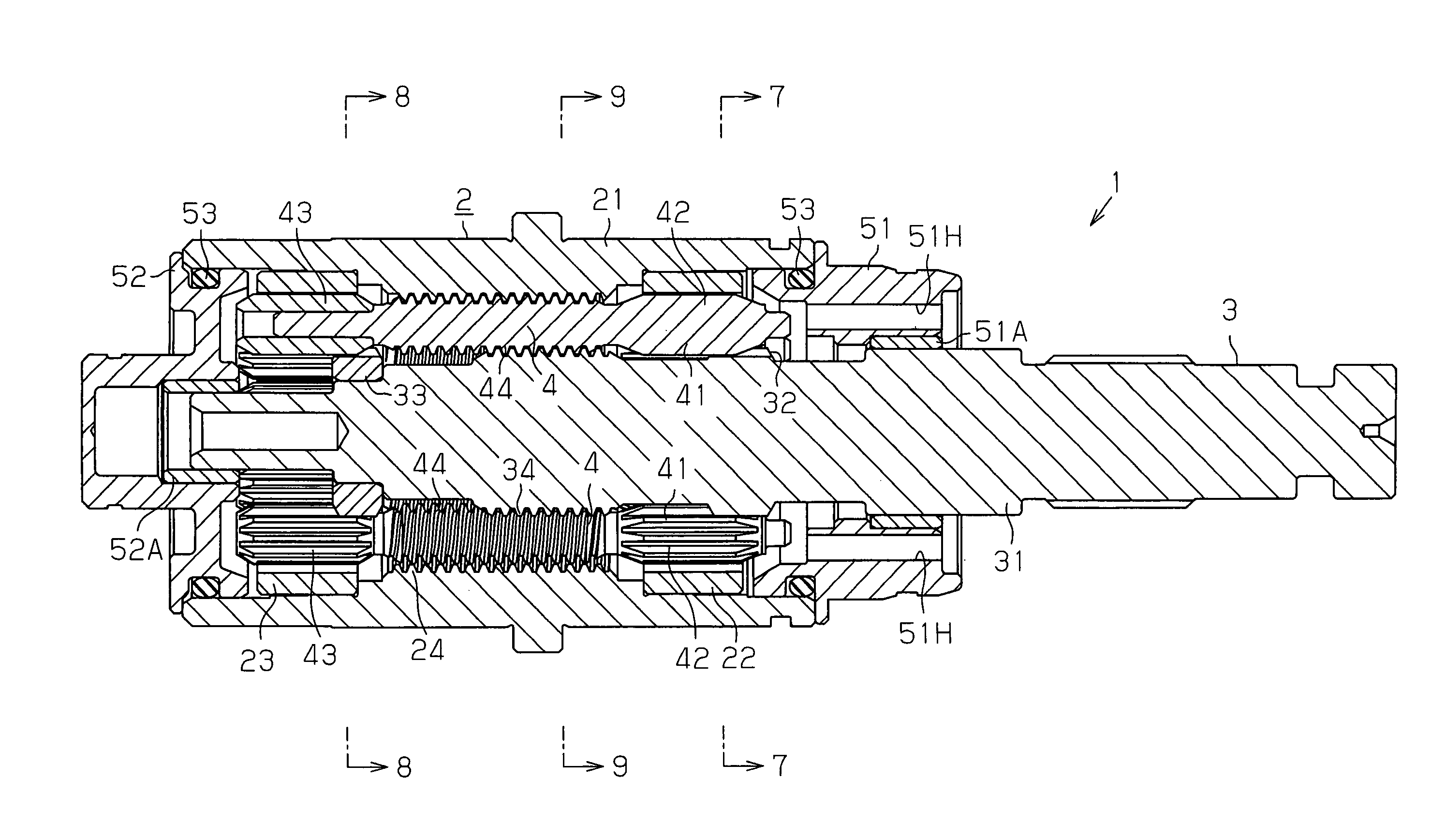 Mechanism for converting rotational motion into linear motion