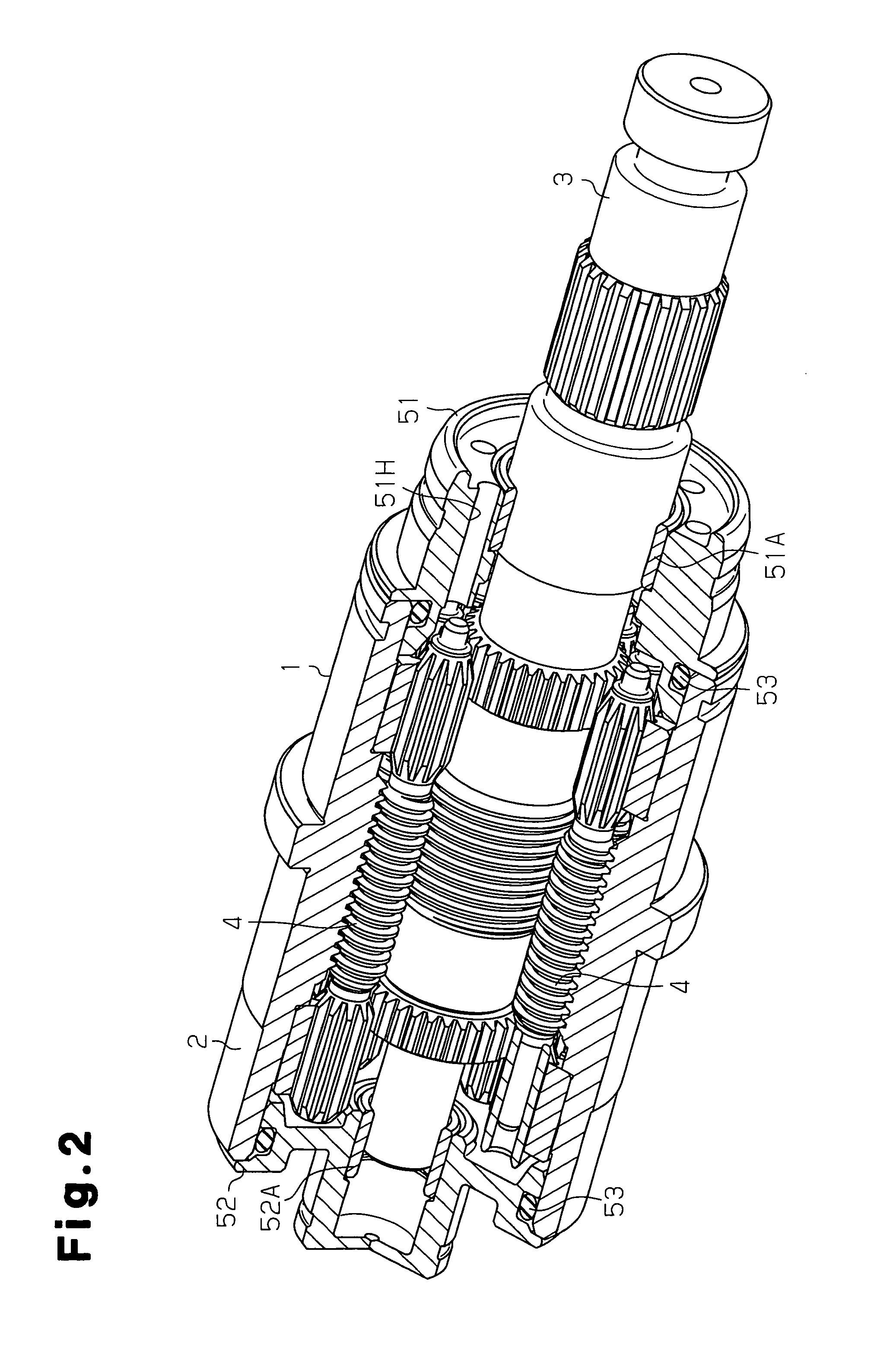 Mechanism for converting rotational motion into linear motion