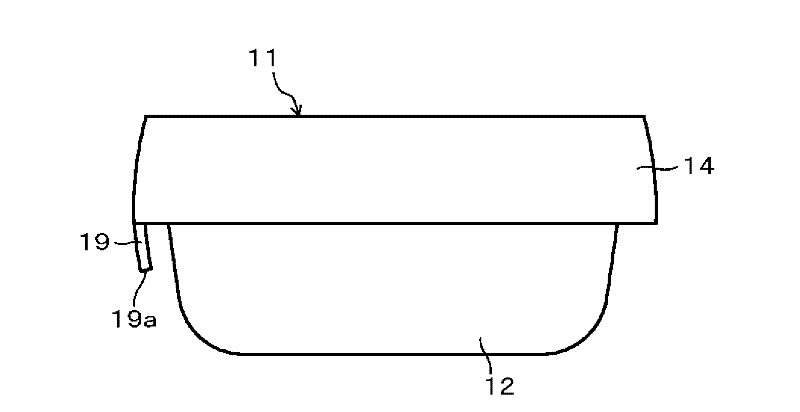 Container with opening and closing cover